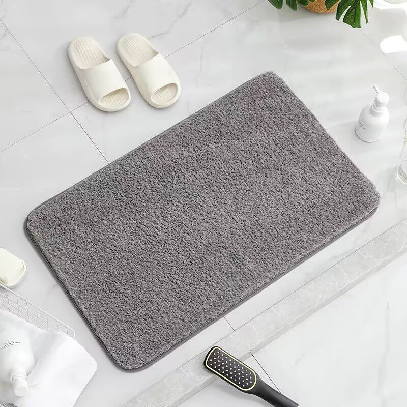 Plush Bathroom Rug Bowlift