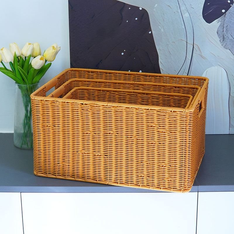 Ladies multi-purpose basket made of woven material Bowlift