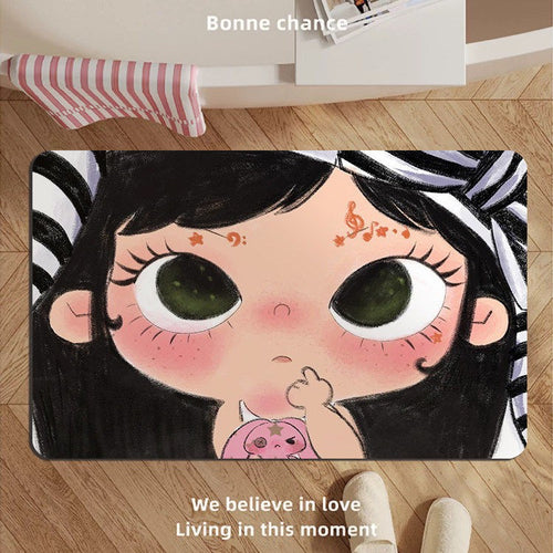 Adorable Cartoon Character Bath Mat Bowlift