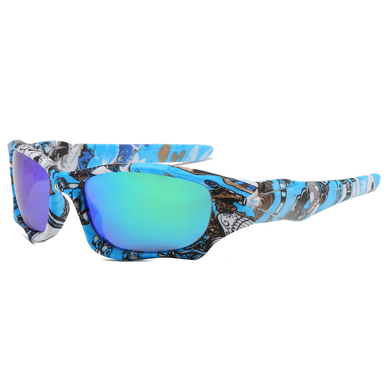 Performance Wraparound Polarized Sunglasses with UV Protection Bowlift