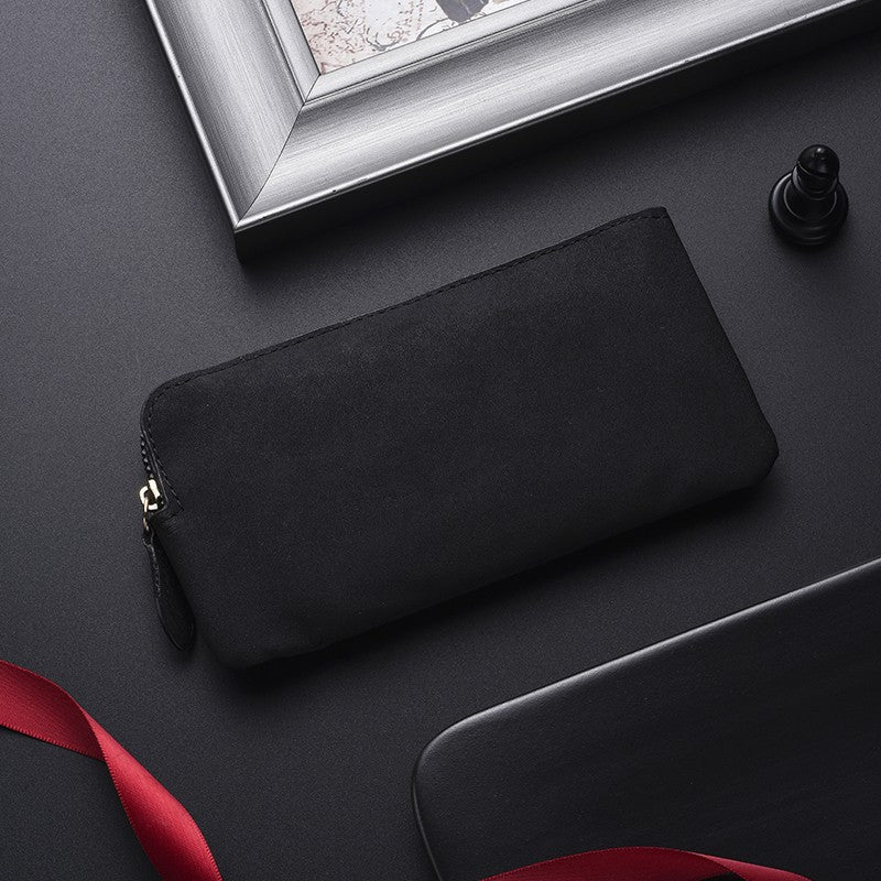 Premium Leather Zippered Wallet Organizer Bowlift