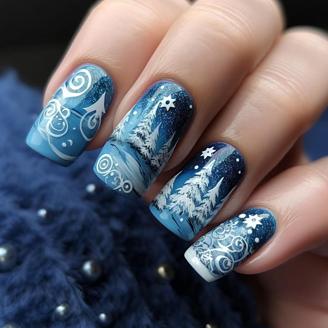 Winter Wonderland Nail Art Bowlift