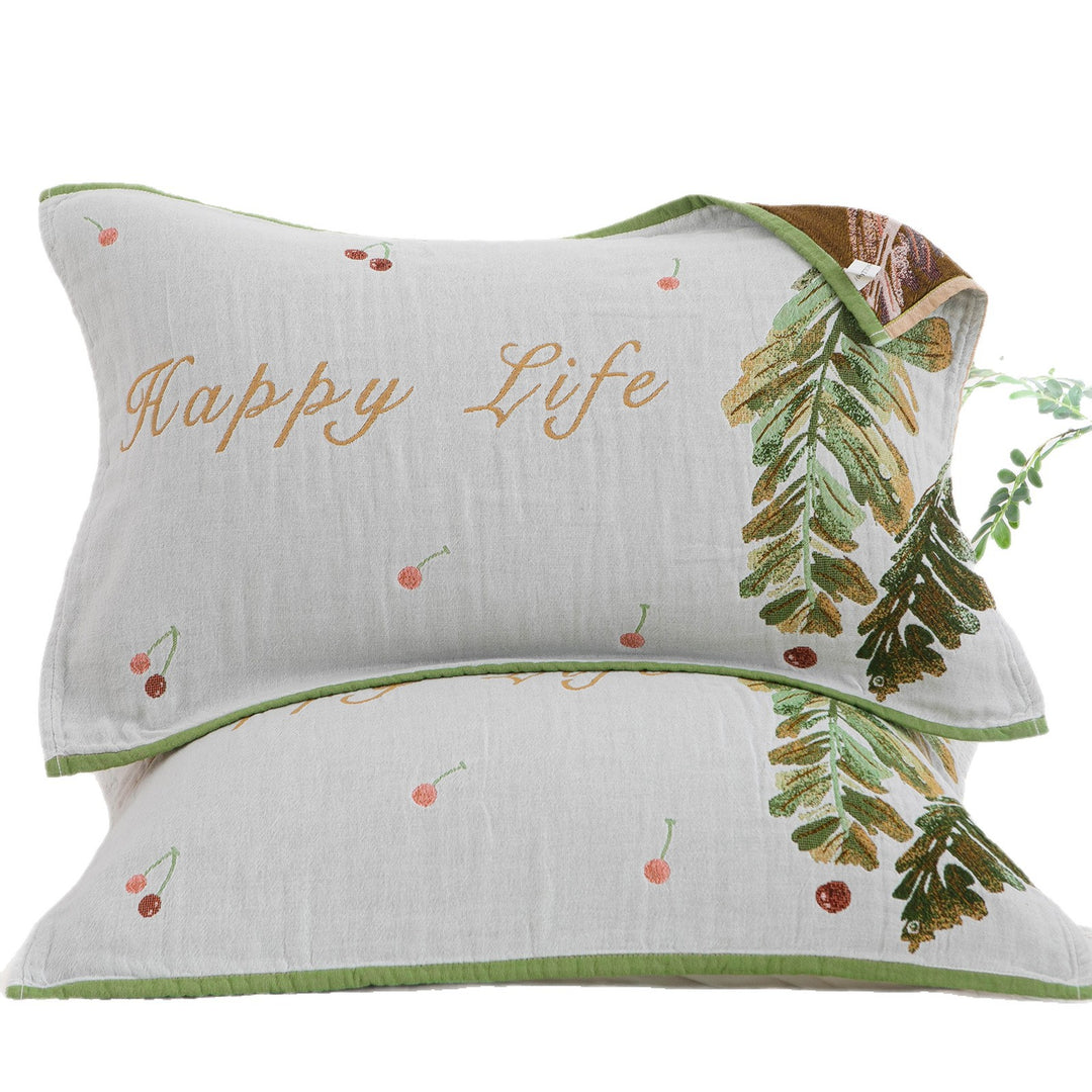 Women Decorative Pillow with Floral Pattern and High-Quality Cotton Bowlift