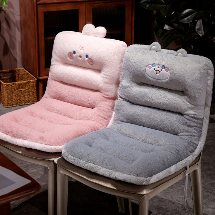 Plush seat cushion with animal design Bowlift