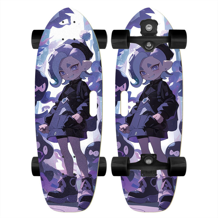 Mini Skateboard Deck with Textured Grip Bowlift