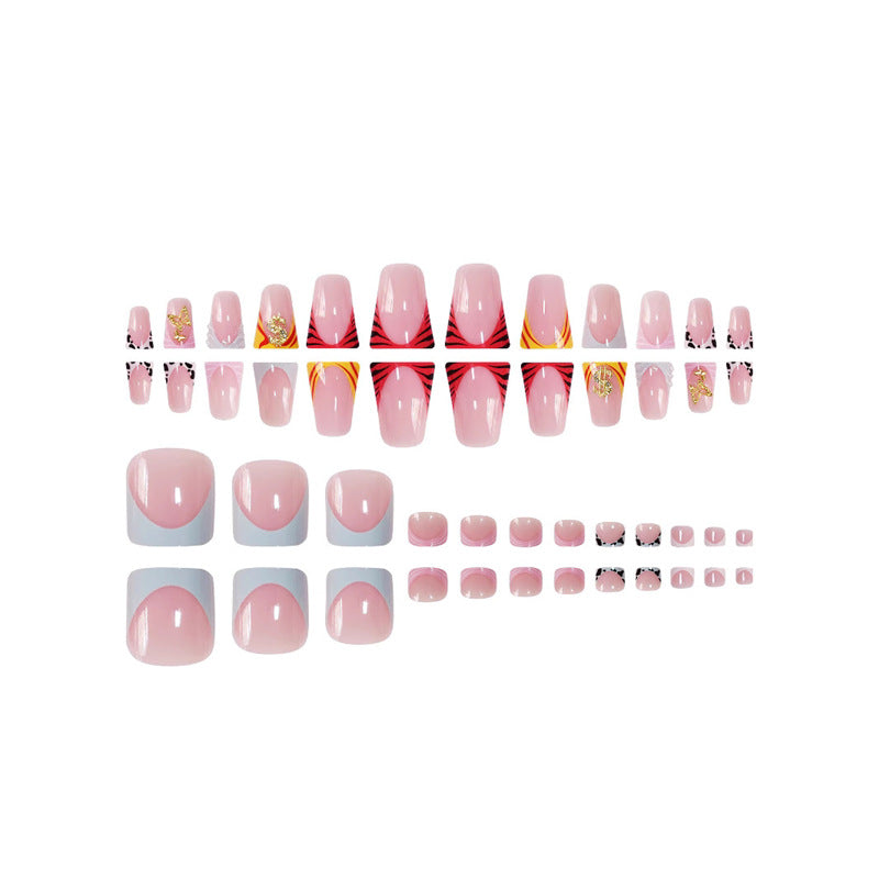 Floral 3D Nail and Pedicure Art Set Bowlift