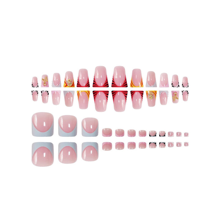Floral 3D Nail and Pedicure Art Set Bowlift