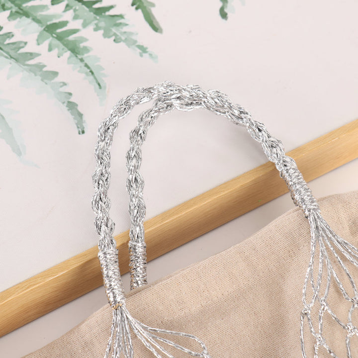 Multifunctional mesh tote bag with lining Bowlift