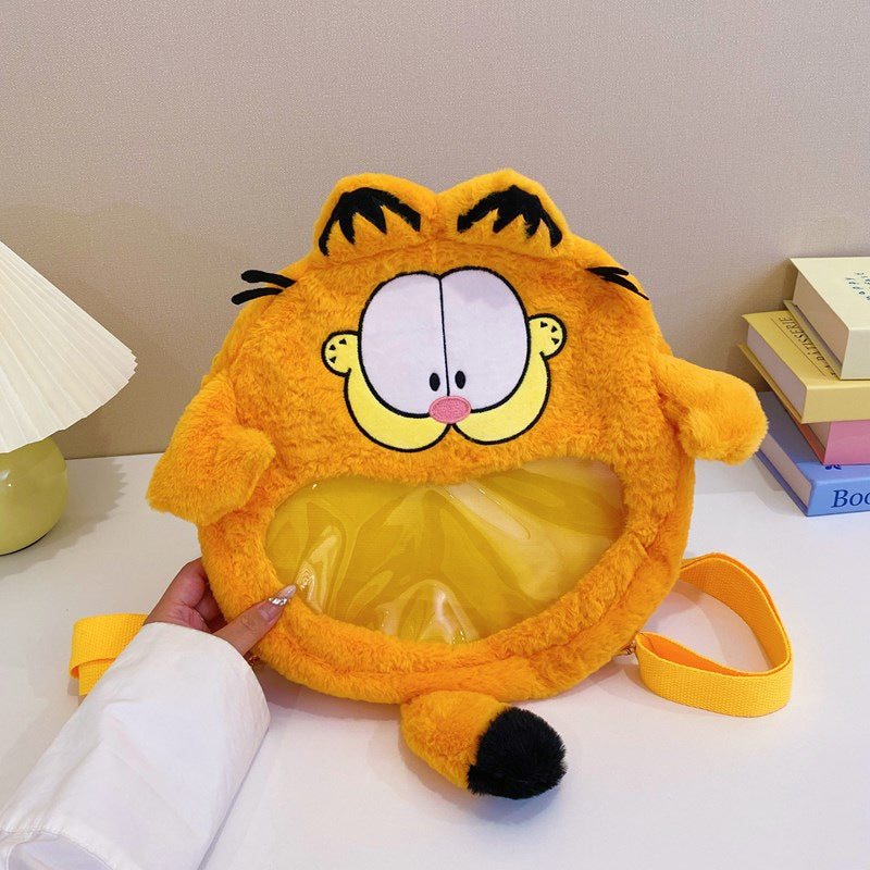 Plush backpack with cute animal face Bowlift