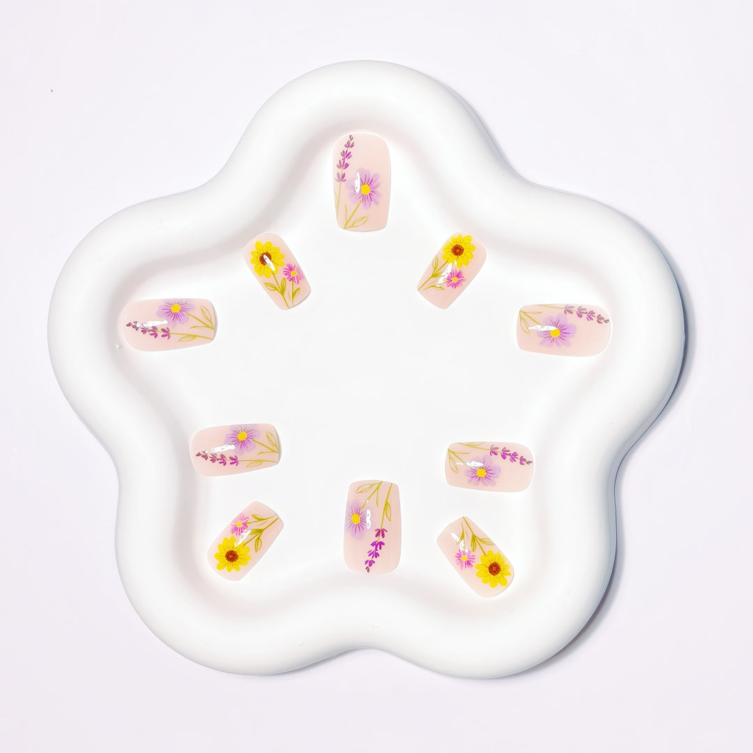 Floral 3D Nail Art Bowlift