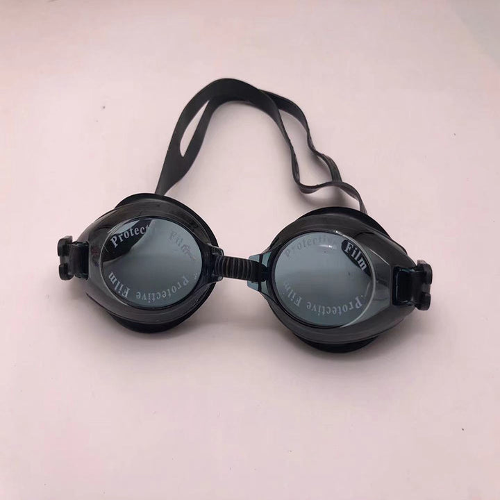 Sport swimming goggles with high-performance anti-fog coating and flexible silicone strap Bowlift