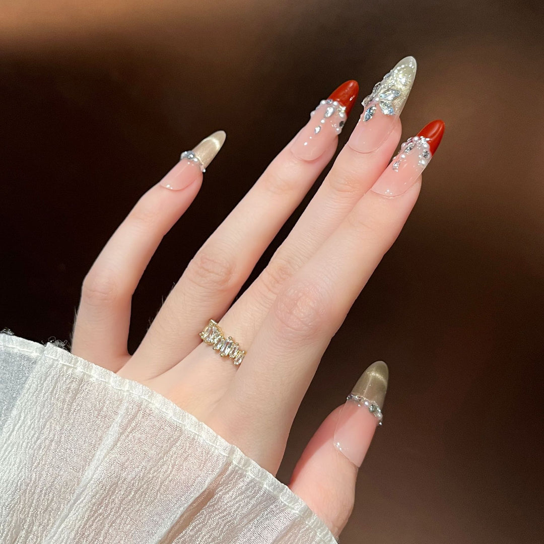 Artistic Glamour Press-On Nail Extensions Bowlift