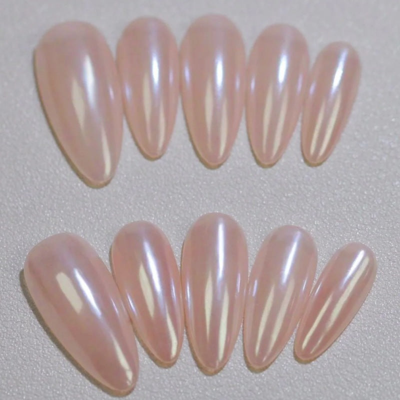 Glossy Pointed Press-On Nail Tips Bowlift