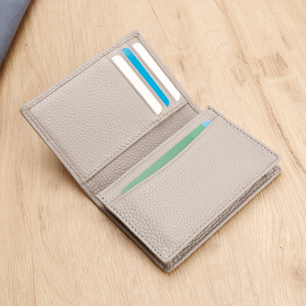 RFID-Blocking Leather Card Case Bowlift