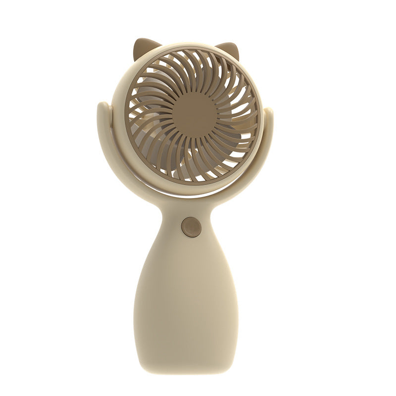 Cooling hands-free rechargeable dual bear-ear neck fan with adjustable speeds Bowlift