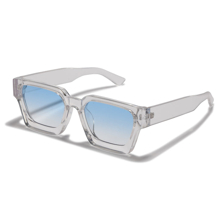 Women's fashionable sunglasses with clear frame and gradient lenses Bowlift