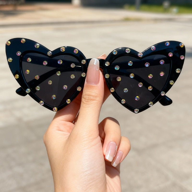 Heart-Shaped Bridal Party Sunglasses Bowlift
