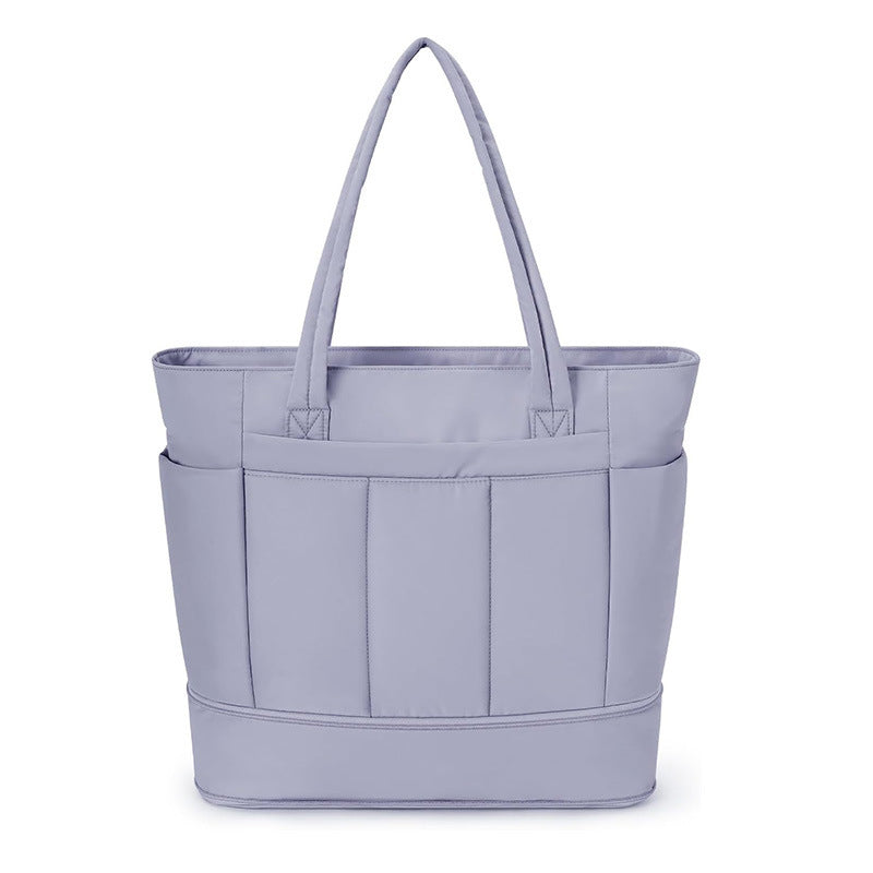 Fashionable and Spacious Tote Bag with Removable Compartments Bowlift