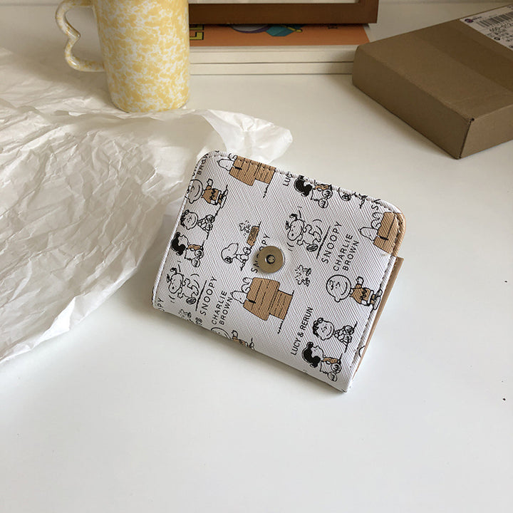 Cartoon-Themed Zip Wallet Bowlift