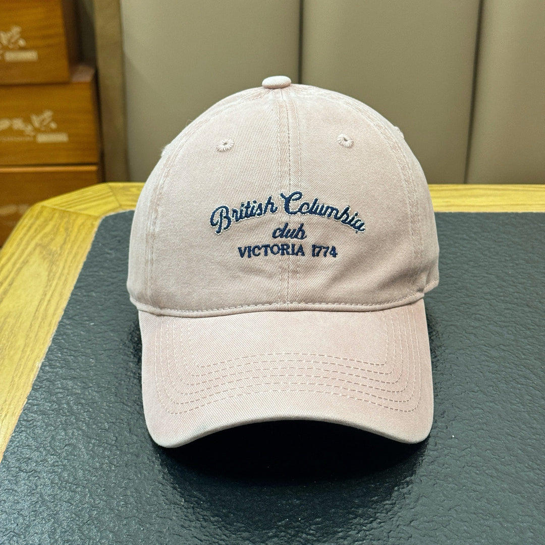 Men's Vintage-Inspired Distressed Baseball Cap Bowlift
