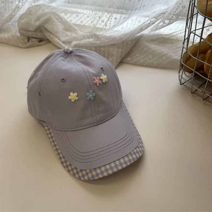 Women's Embroidered Floral Baseball Cap Bowlift 1783922357