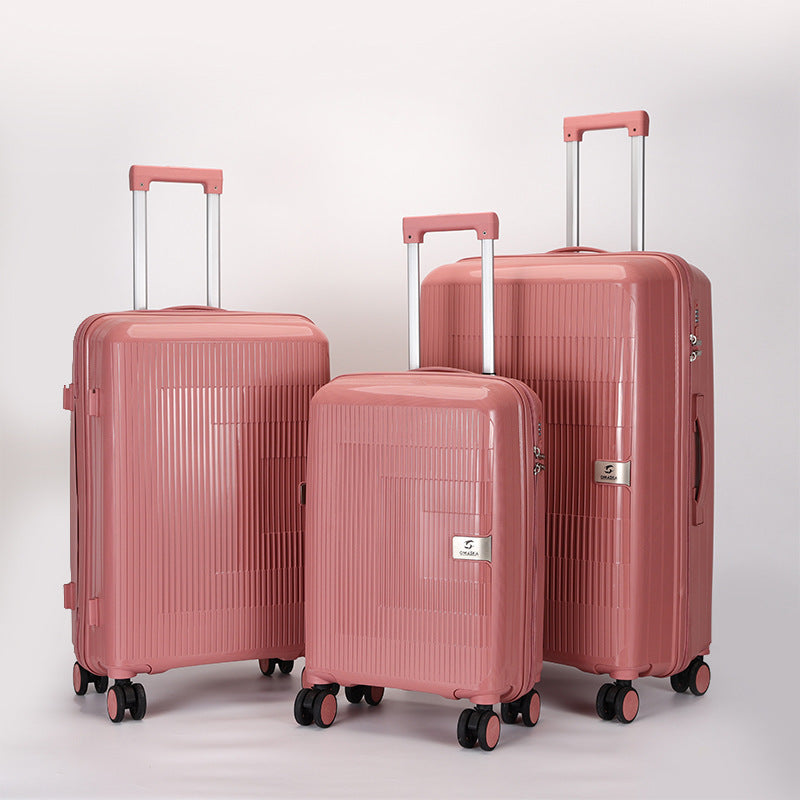 multi-size hardshell spinner luggage set with telescopic handles and double-spinner wheels Bowlift
