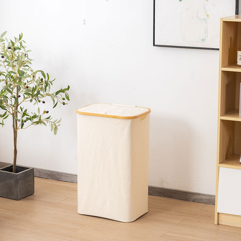 Elegant laundry basket with removable lid Bowlift
