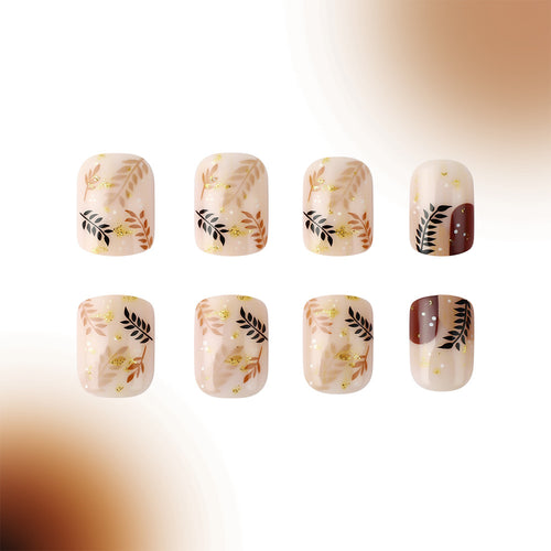 Artistic Press-On Nail Art Set Bowlift