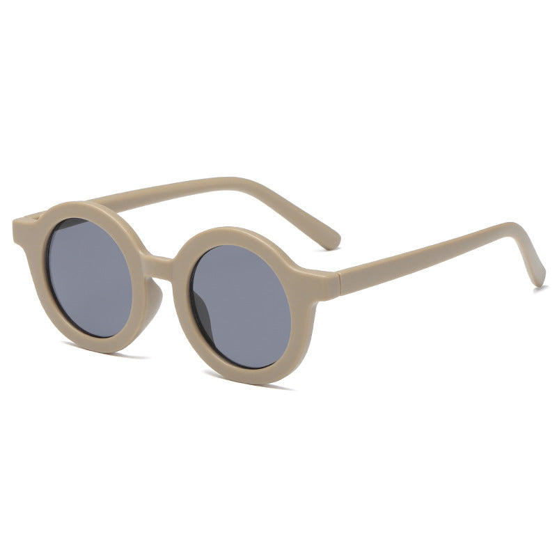 Women's trendy round sunglasses with comfortable frame and UV protection Bowlift