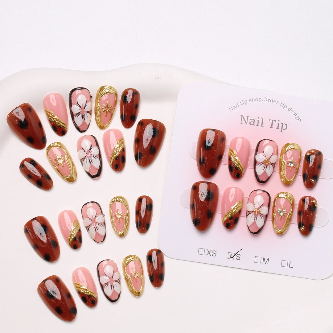 Artistic Press-On Nail Art Set Bowlift