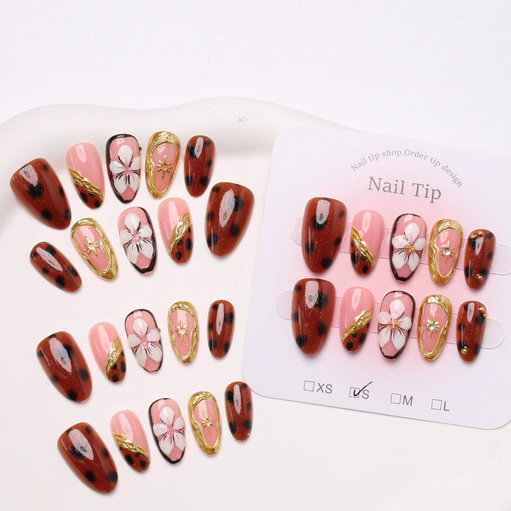 Artistic Press-On Nail Art Set Bowlift