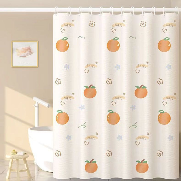 Playful Fruit-Themed Shower Curtain Bowlift