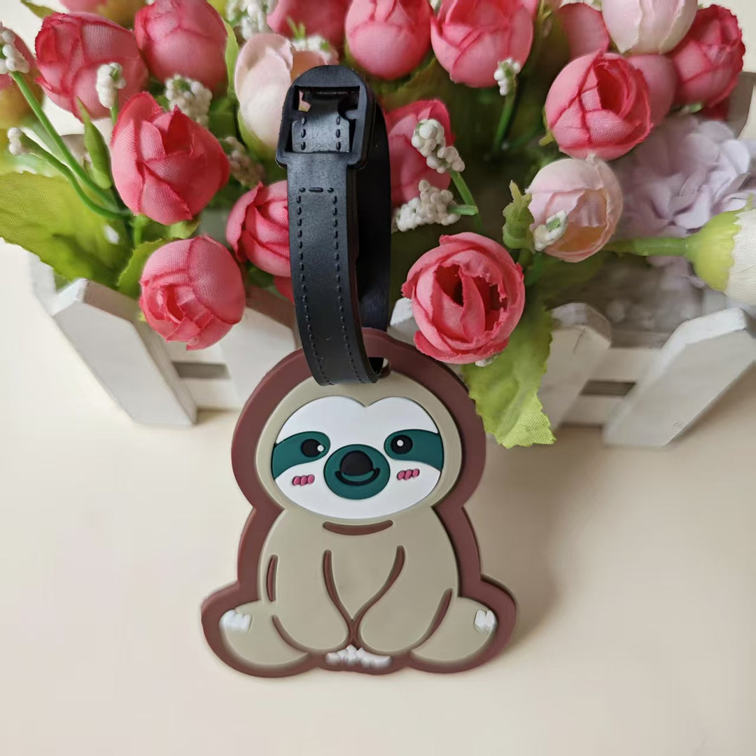 Unisex luggage tag in cute sloth design Bowlift