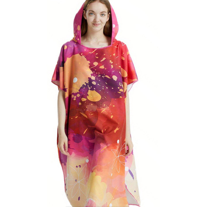 Women colorful bath tunnel with hood Bowlift