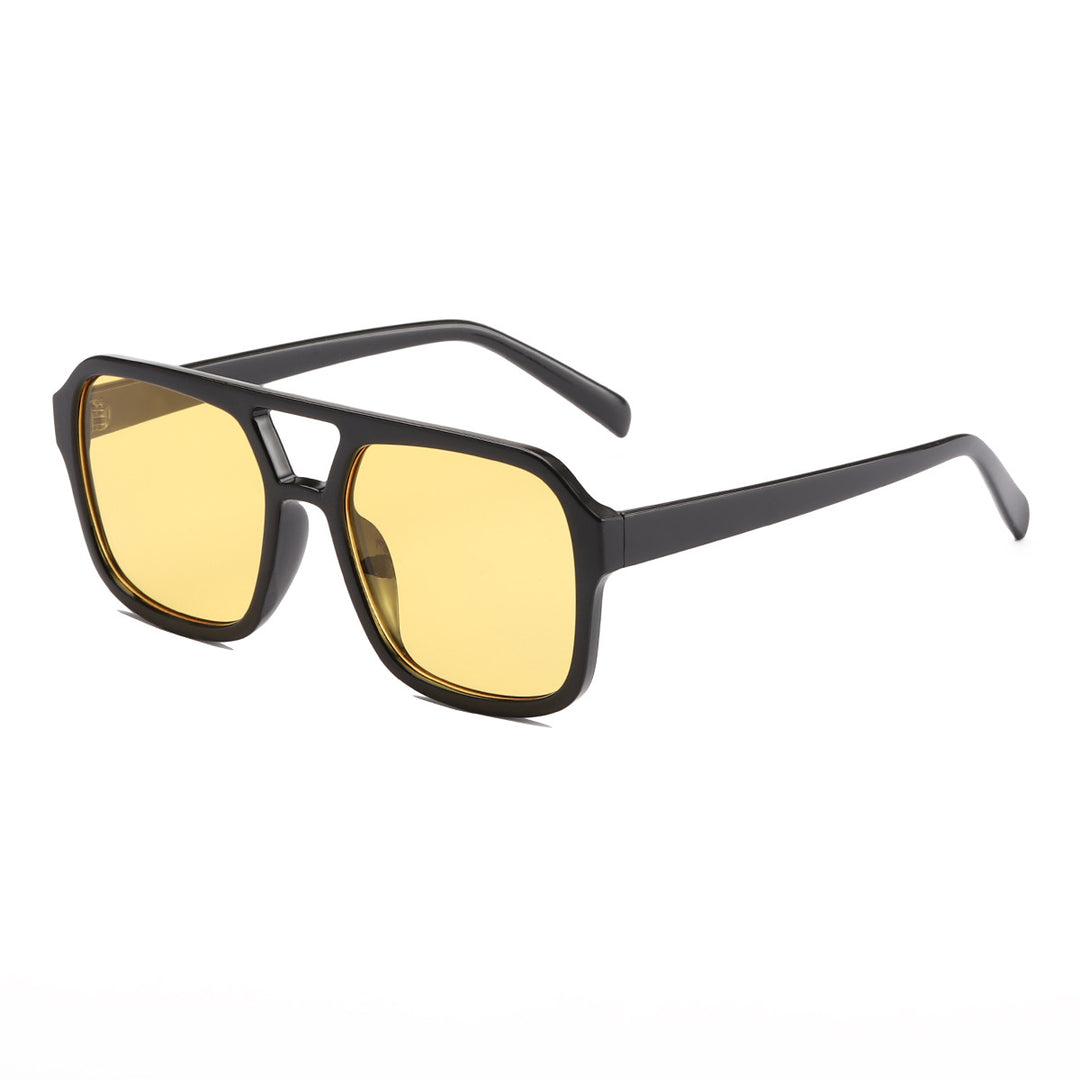 Ladies elegant square sunglasses with stylish pattern Bowlift