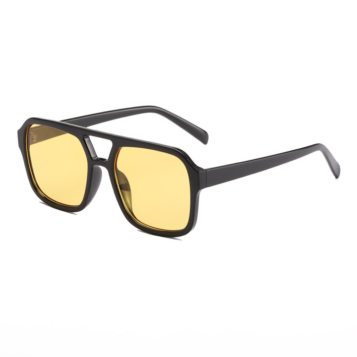 Ladies elegant square sunglasses with stylish pattern Bowlift