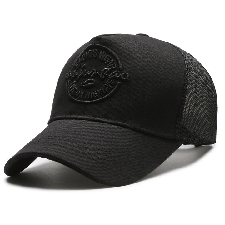 Men's Embroidered Mesh Back Baseball Cap Bowlift