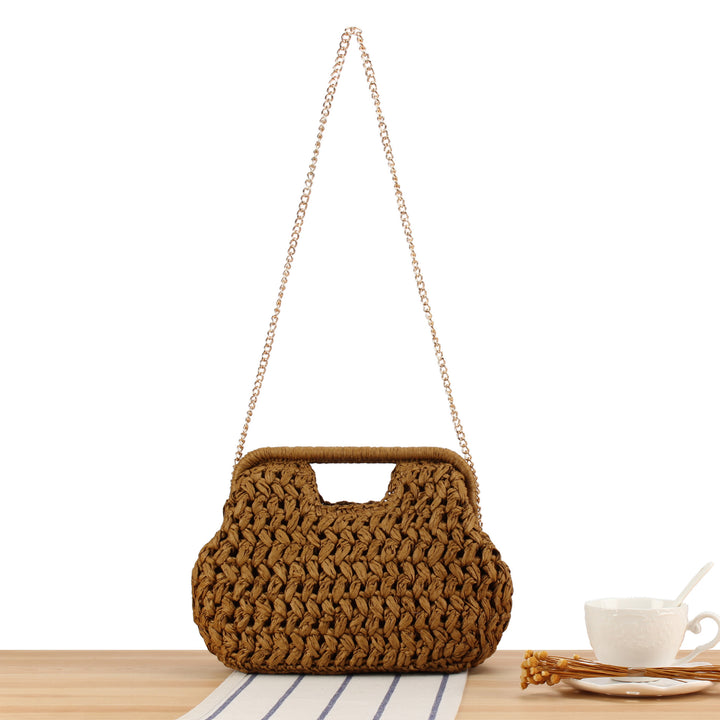 Bag in Handwoven Basket Pattern Bowlift