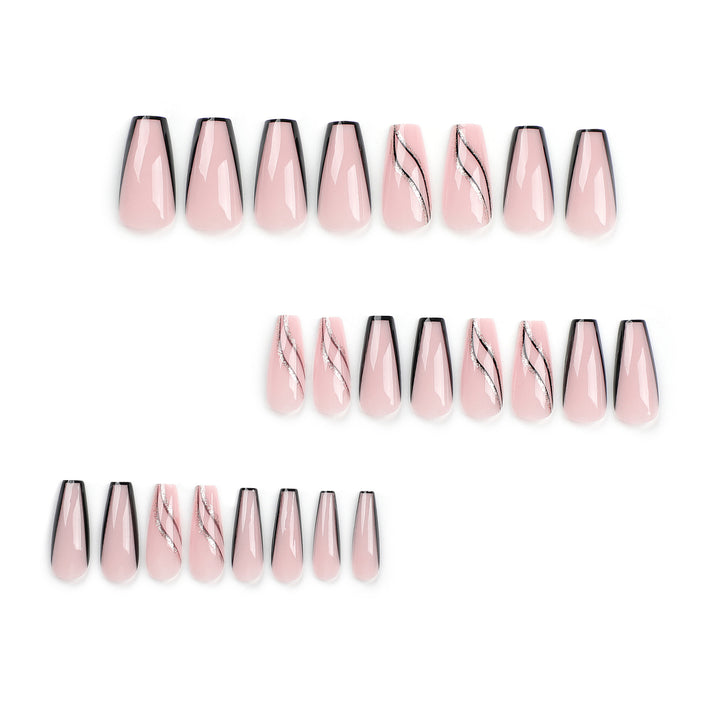 Artful Nail Extensions with Elegant Design Bowlift