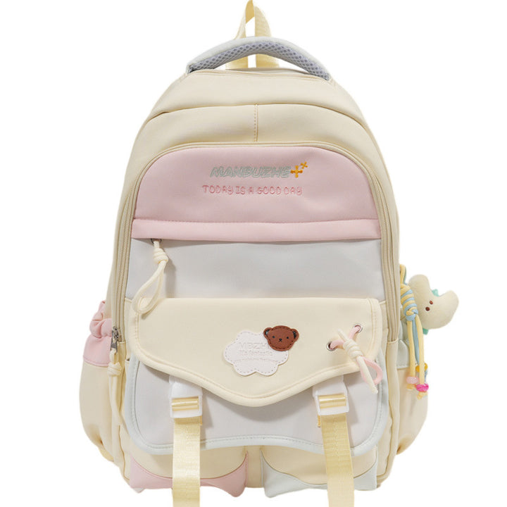 Children's Playful Character Design School Backpack Bowlift