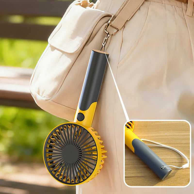 Women's Portable Hand Fan with Ergonomic Handle Bowlift