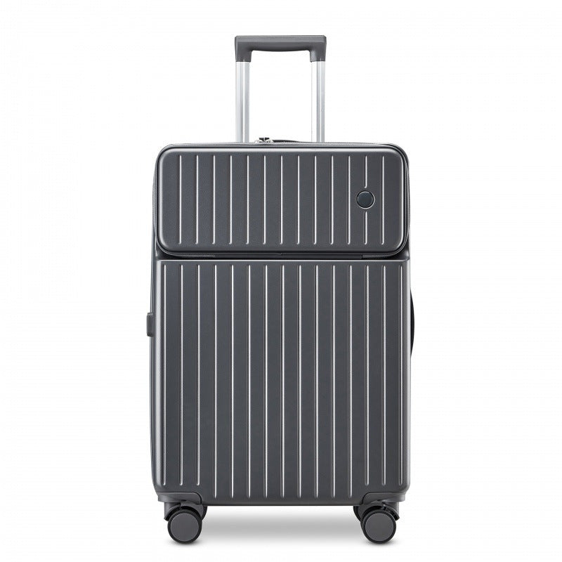 Unisex Versatile Expandable Hard Shell Travel Suitcase Bowlift