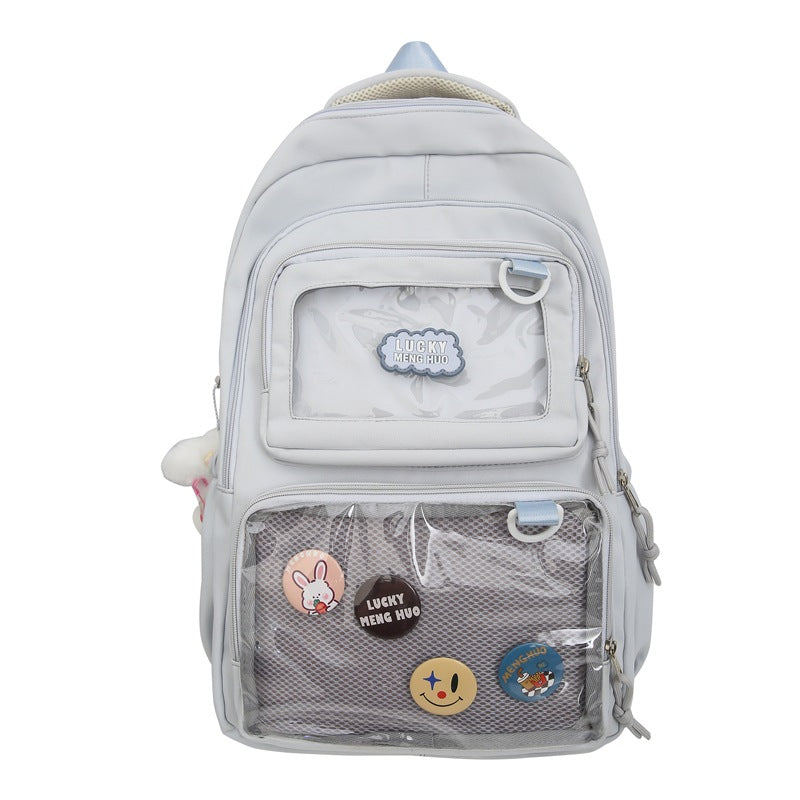 Multi-Compartment Travel School Backpack Bowlift