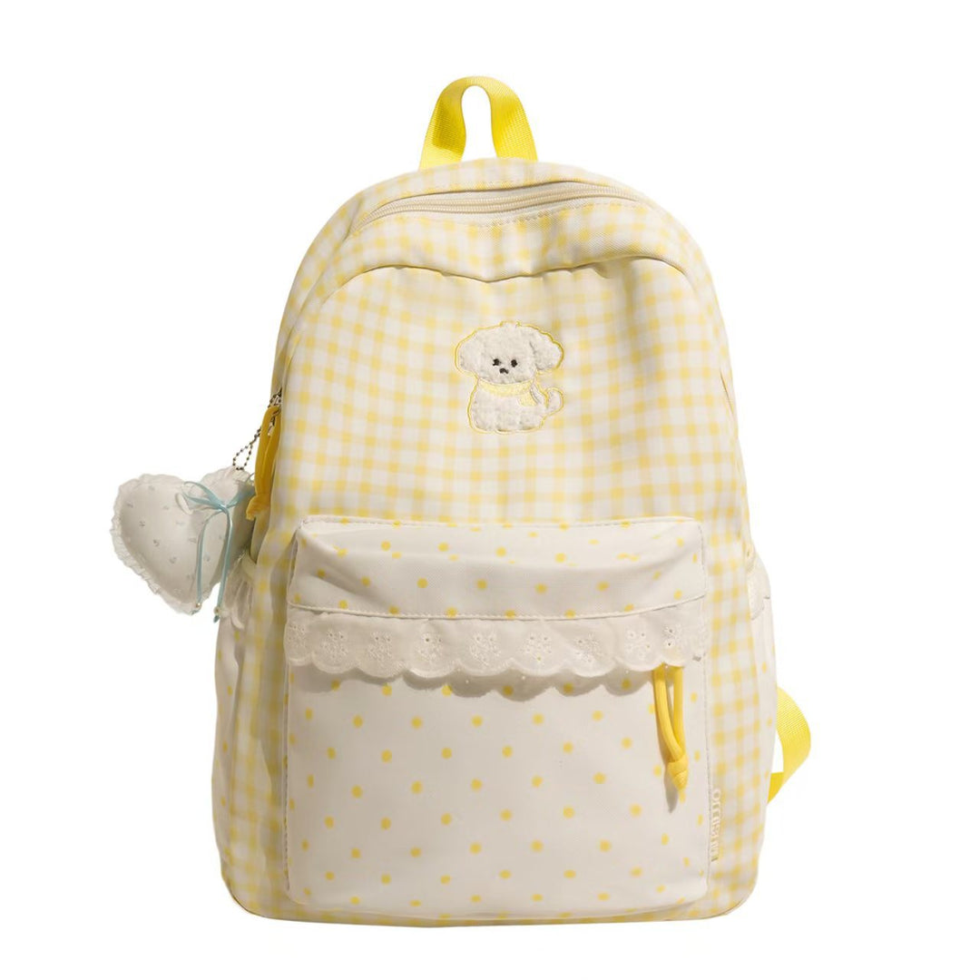 Playful Patterned Backpack Bowlift