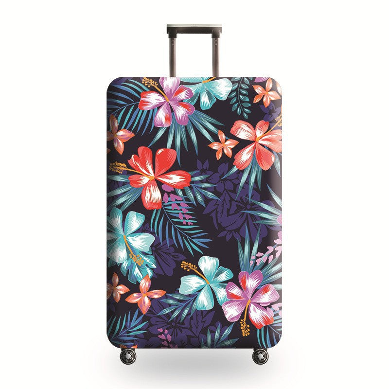 Unisex hard shell trolley with eye-catching marble print, telescopic handle and impact-resistant construction Bowlift