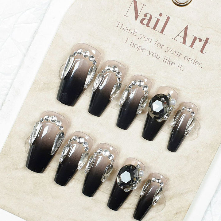 Stylish Long Stiletto Nail Art Extensions Bowlift