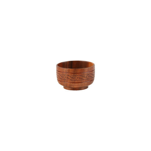Decorative Wooden Storage Bowl