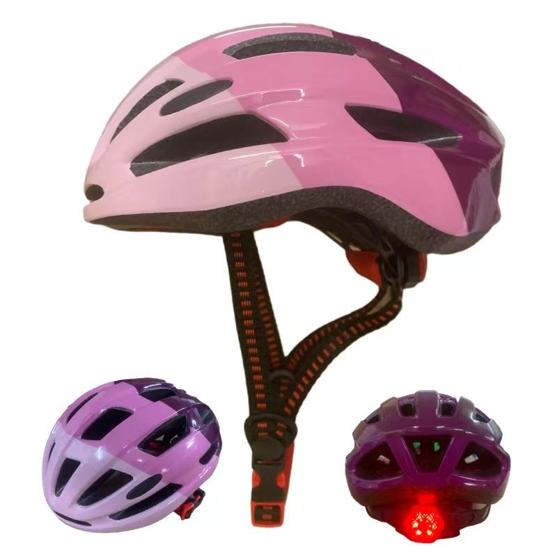 High-Visibility Cycling Helmet with LED Light Bowlift