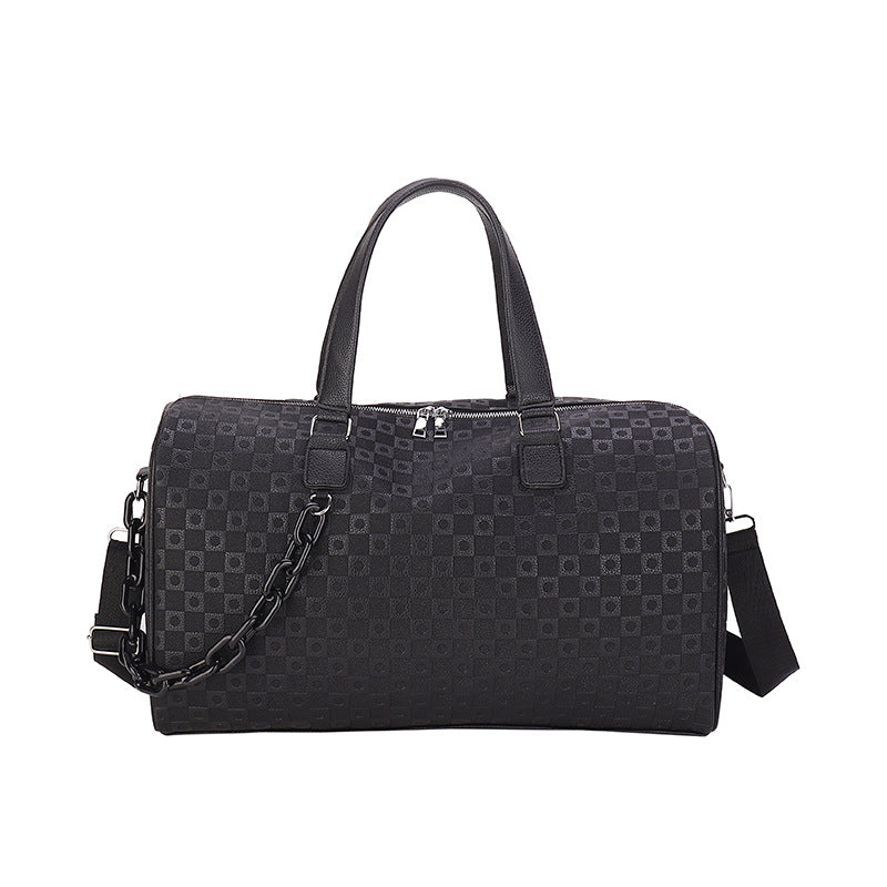 Premium Vegan Leather Travel Duffle Bag Bowlift