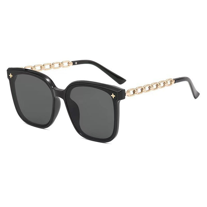 Ladies Designer Sunglasses with Elegant Chain Links Bowlift
